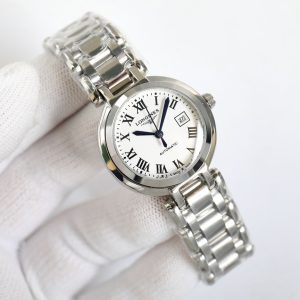 Longines Elegant Moon Phase Premium 1:1 Super Clone Ladies Watch 1142377494 - front view | Elegant Collection