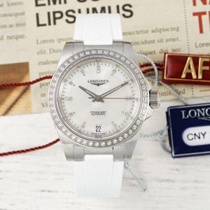 Ladies' Longines Conquest V.H.P. 34mm Premium Replica Watch with COD 1035840512 - front view