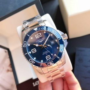 Longines HydroConquest Men's 41mm Super Clone Watch with Rubber Strap 875897798 - front view