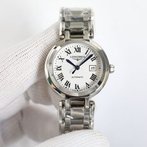 Longines Elegant Moon Phase Premium 1:1 Super Clone Ladies Watch 1142377494 - side view | Elegant Collection