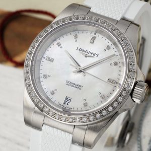 Ladies' Longines Conquest V.H.P. 34mm Premium Replica Watch with COD 1035840512 - side view