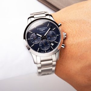 Longines Conquest Classic 42mm Super Clone Watch with Cash on Delivery 858252986 - side view